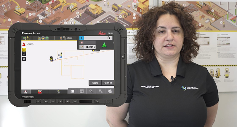 Leica iCON site v7.8 Auto-snap in stakeout applications